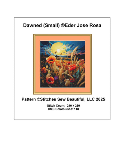 Dawned (Small) counted cross stitch pattern by Eder Jose Rosa