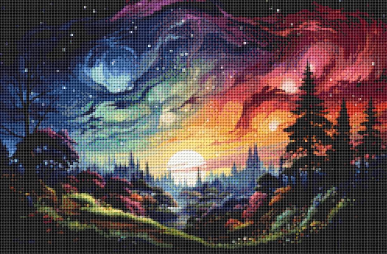 Boreal Colors (Small) counted cross stitch pattern by Eder Jose Rosa