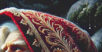 Frost and Velvet (Max Size/Color) counted cross stitch pattern by Mystic Vision Gallery