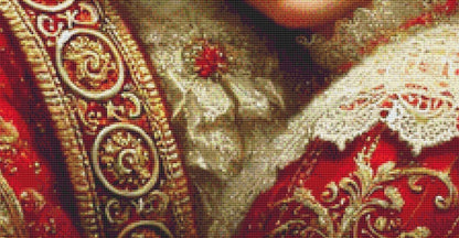 Santa and Mrs. Claus counted cross stitch pattern by Mystic Vision Gallery
