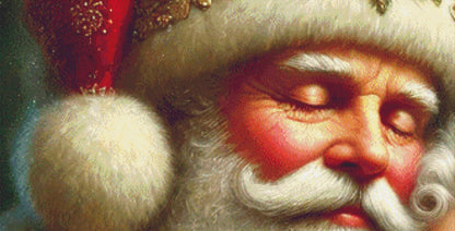 Santa and Mrs. Claus (Max Size/Color) counted cross stitch pattern by Mystic Vision Gallery