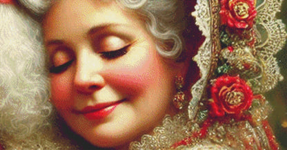 Santa and Mrs. Claus (Max Size/Color) counted cross stitch pattern by Mystic Vision Gallery