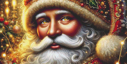 Kris Kringle (Max Size/Color) counted cross stitch pattern by Eder Jose Rosa