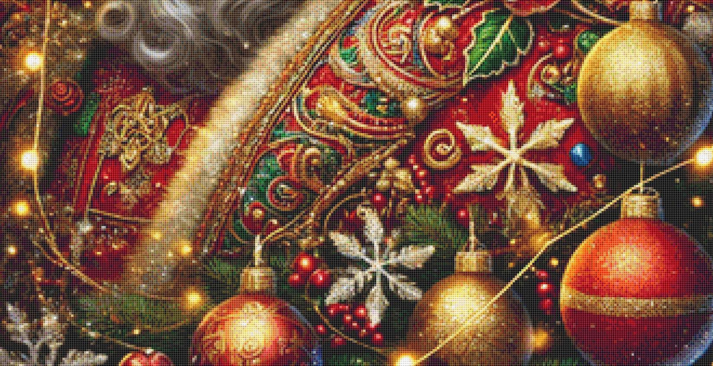 Kris Kringle (Max Size/Color) counted cross stitch pattern by Eder Jose Rosa