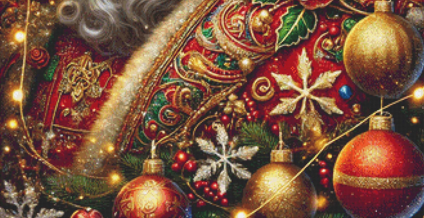Kris Kringle (Max Size/Color) counted cross stitch pattern by Eder Jose Rosa