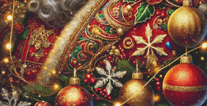 Kris Kringle (Max Size/Color) counted cross stitch pattern by Eder Jose Rosa