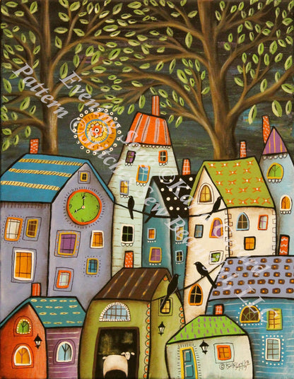 Evening Song (Small) counted cross stitch pattern by Karla Gerard
