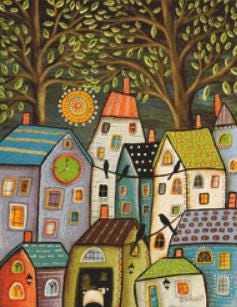 Evening Song (Small) counted cross stitch pattern by Karla Gerard