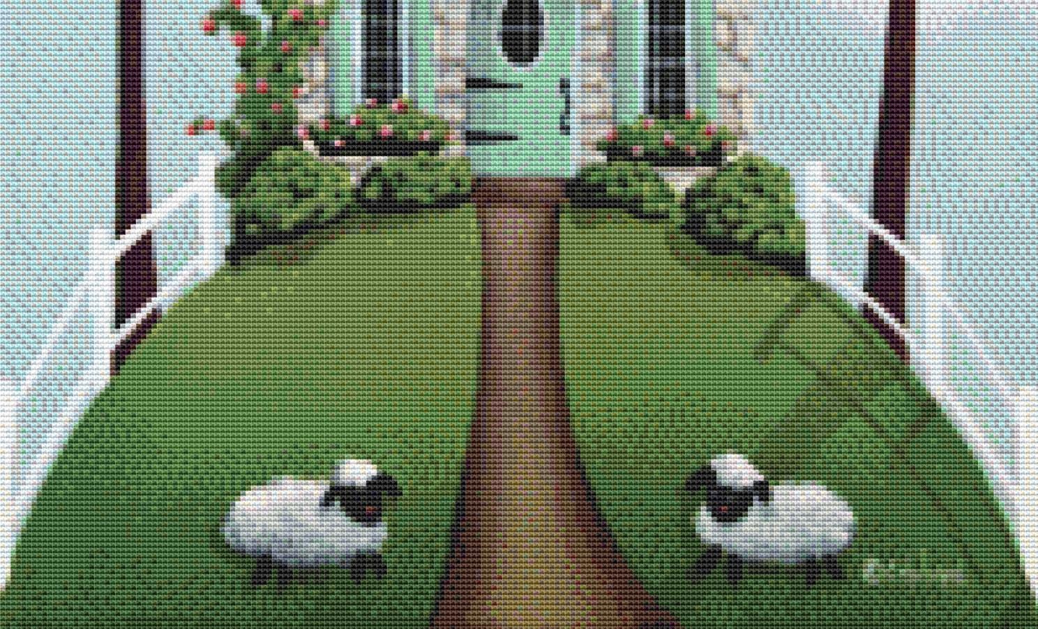 Brambleberry Cottage (Small) counted cross stitch pattern by Catherine Holman/Ansada Art Licensing Group, LLC