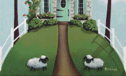 Brambleberry Cottage (Small) counted cross stitch pattern by Catherine Holman/Ansada Art Licensing Group, LLC