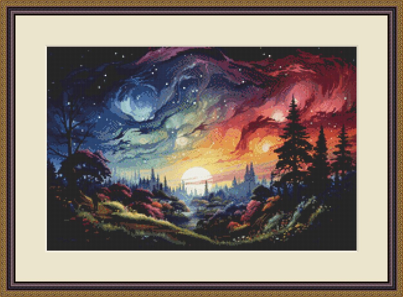 Boreal Colors (Small) counted cross stitch pattern by Eder Jose Rosa