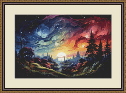 Boreal Colors (Small) counted cross stitch pattern by Eder Jose Rosa