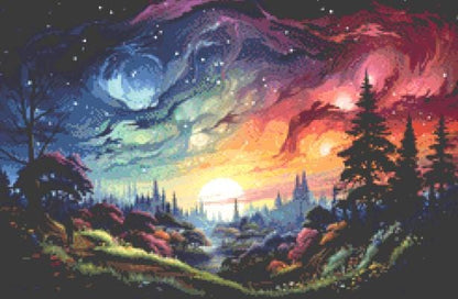 Boreal Colors (Small) counted cross stitch pattern by Eder Jose Rosa