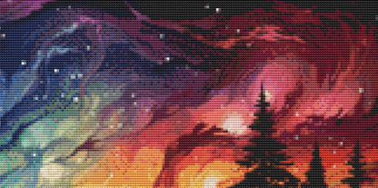 Boreal Colors (Small) counted cross stitch pattern by Eder Jose Rosa