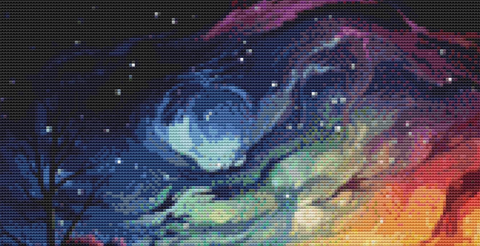 Boreal Colors (Small) counted cross stitch pattern by Eder Jose Rosa