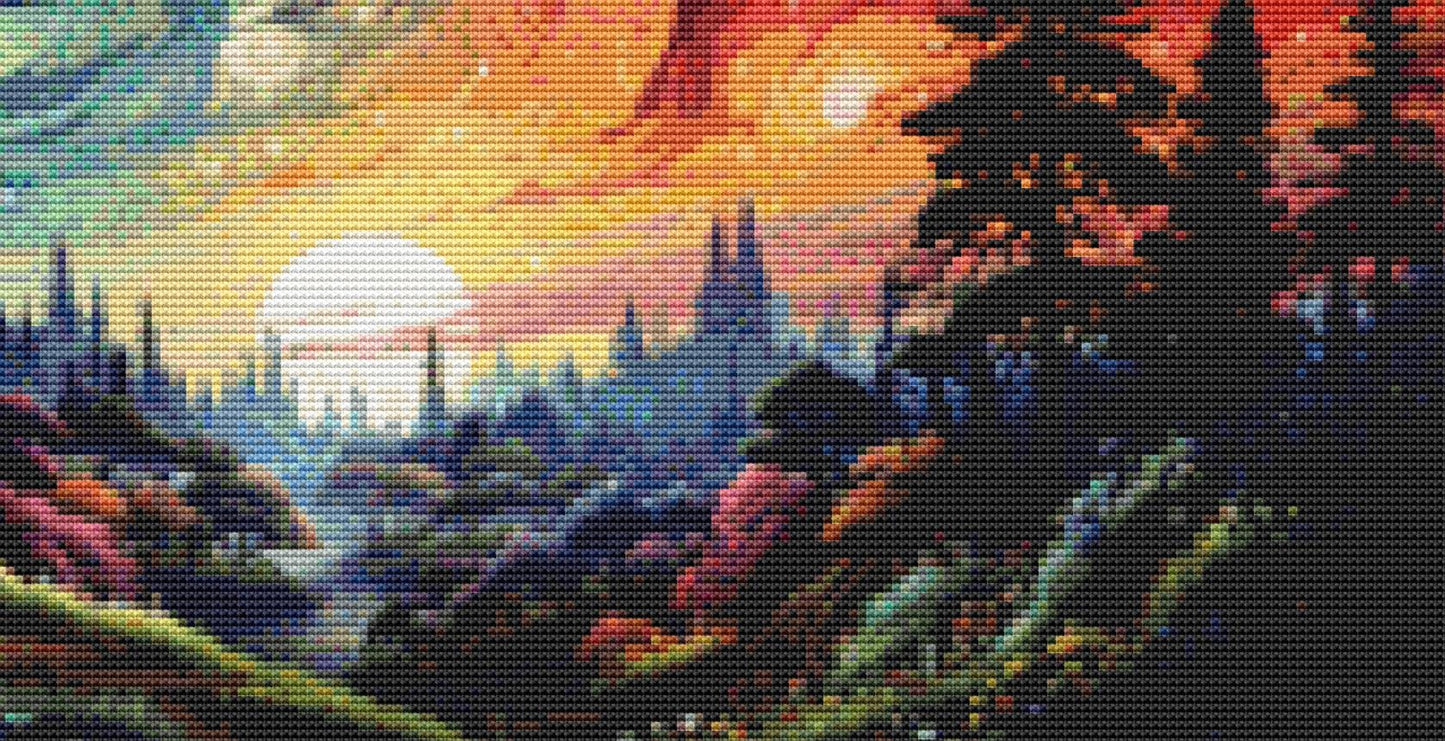 Boreal Colors (Small) counted cross stitch pattern by Eder Jose Rosa