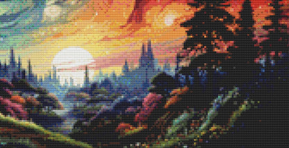 Boreal Colors (Small) counted cross stitch pattern by Eder Jose Rosa