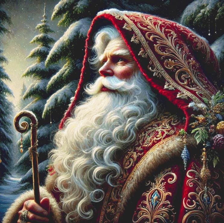 Frost and Velvet (Max Size/Color) counted cross stitch pattern by Mystic Vision Gallery