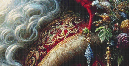 Frost and Velvet (Max Size/Color) counted cross stitch pattern by Mystic Vision Gallery