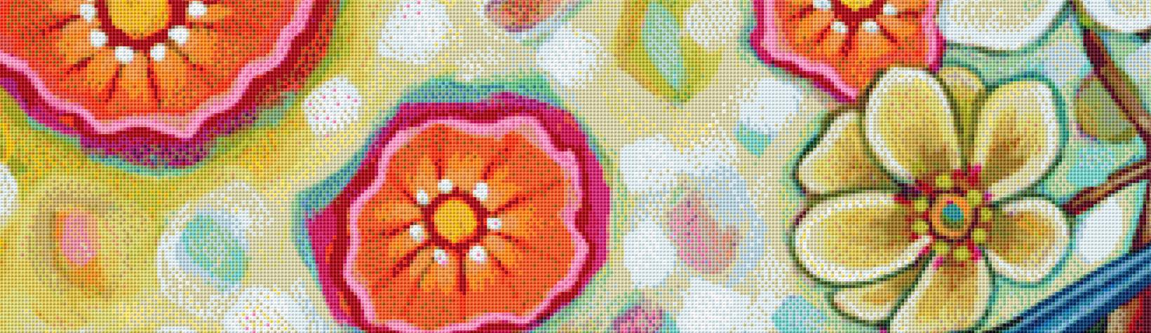 Blossom 2 counted cross sttich pattern by Peggy Davis/Porterfields Fine Art Licensing