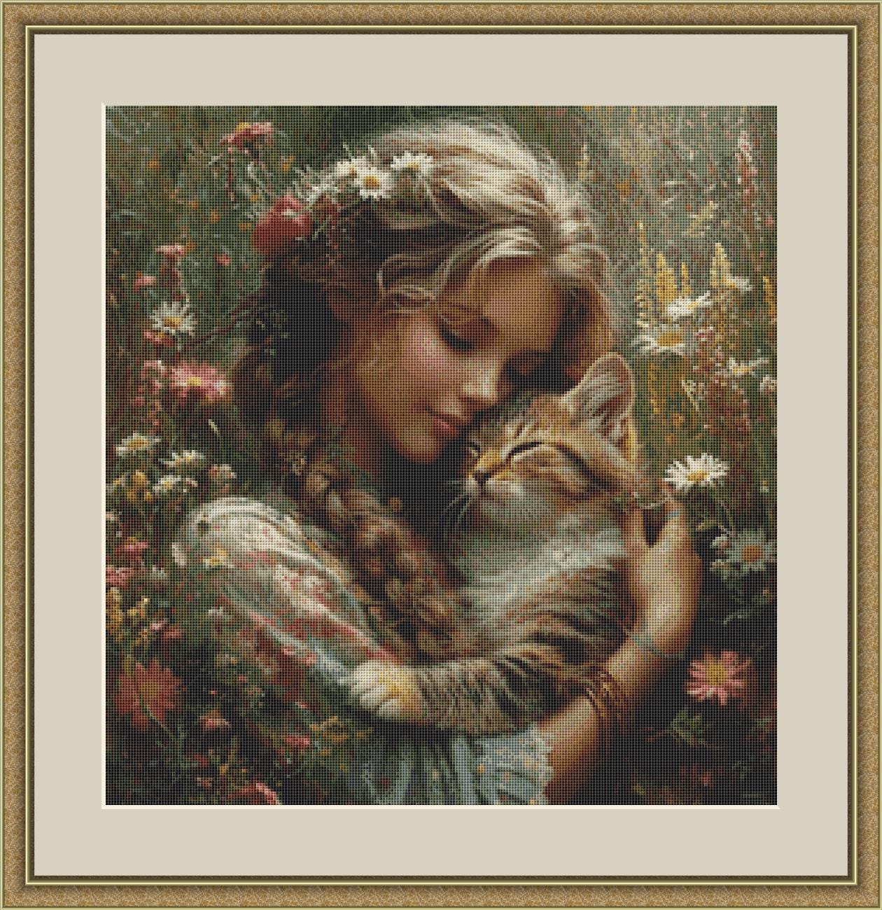 A True Love (Small) counted cross stitch pattern by ©Eder Jose Rosa