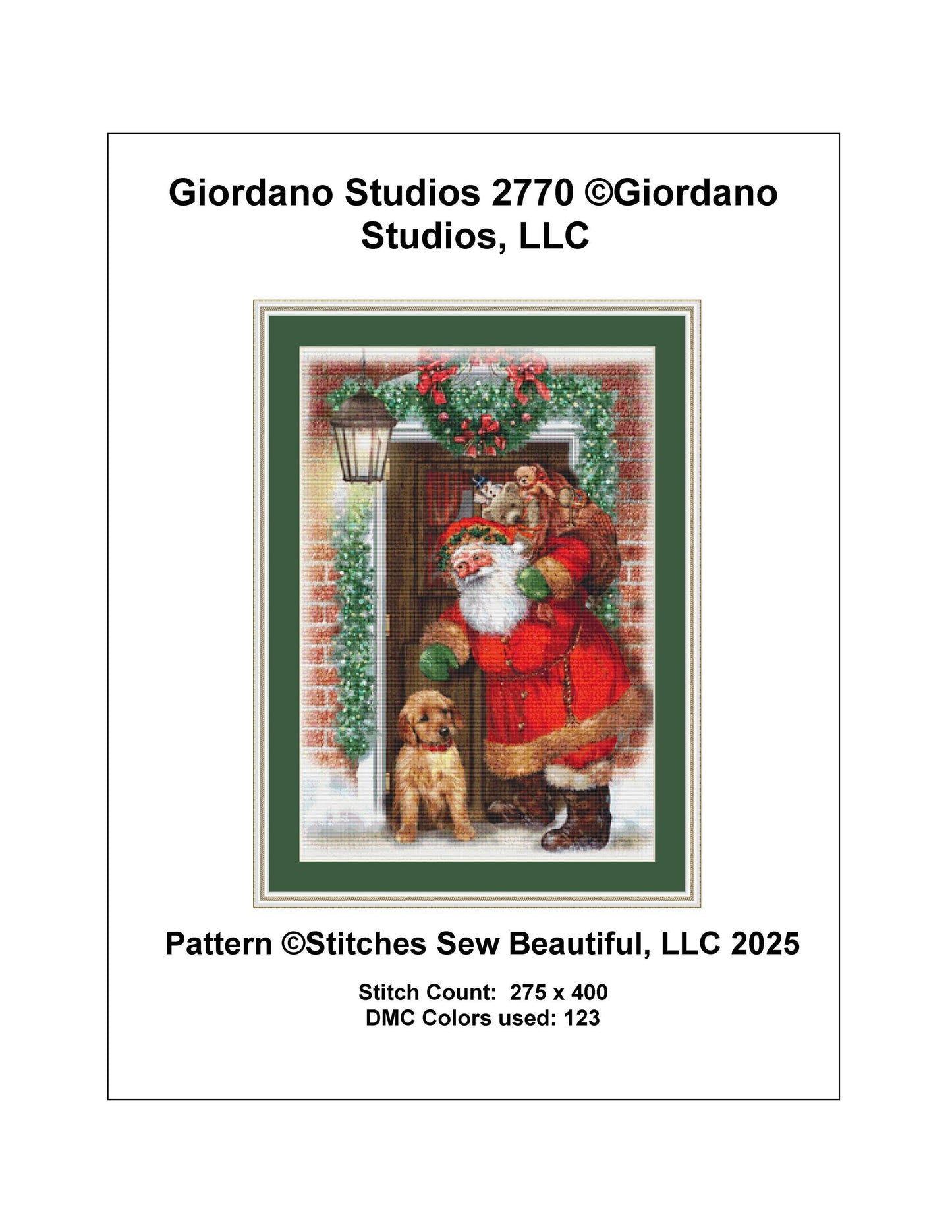 Giordano Studios 2770 counted cross stitch pattern by Giordano Studios, LLC