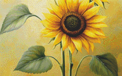 Sunflowers (Small) counted cross stitch pattern by ©Adobe Ext. License