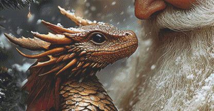 Santa's Gift (Max Size/Color) counted cross stitch pattern by Serr.Kai A Quill & Ink