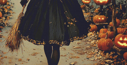 Wandering Witch counted cross stitch pattern by Artemis Journals