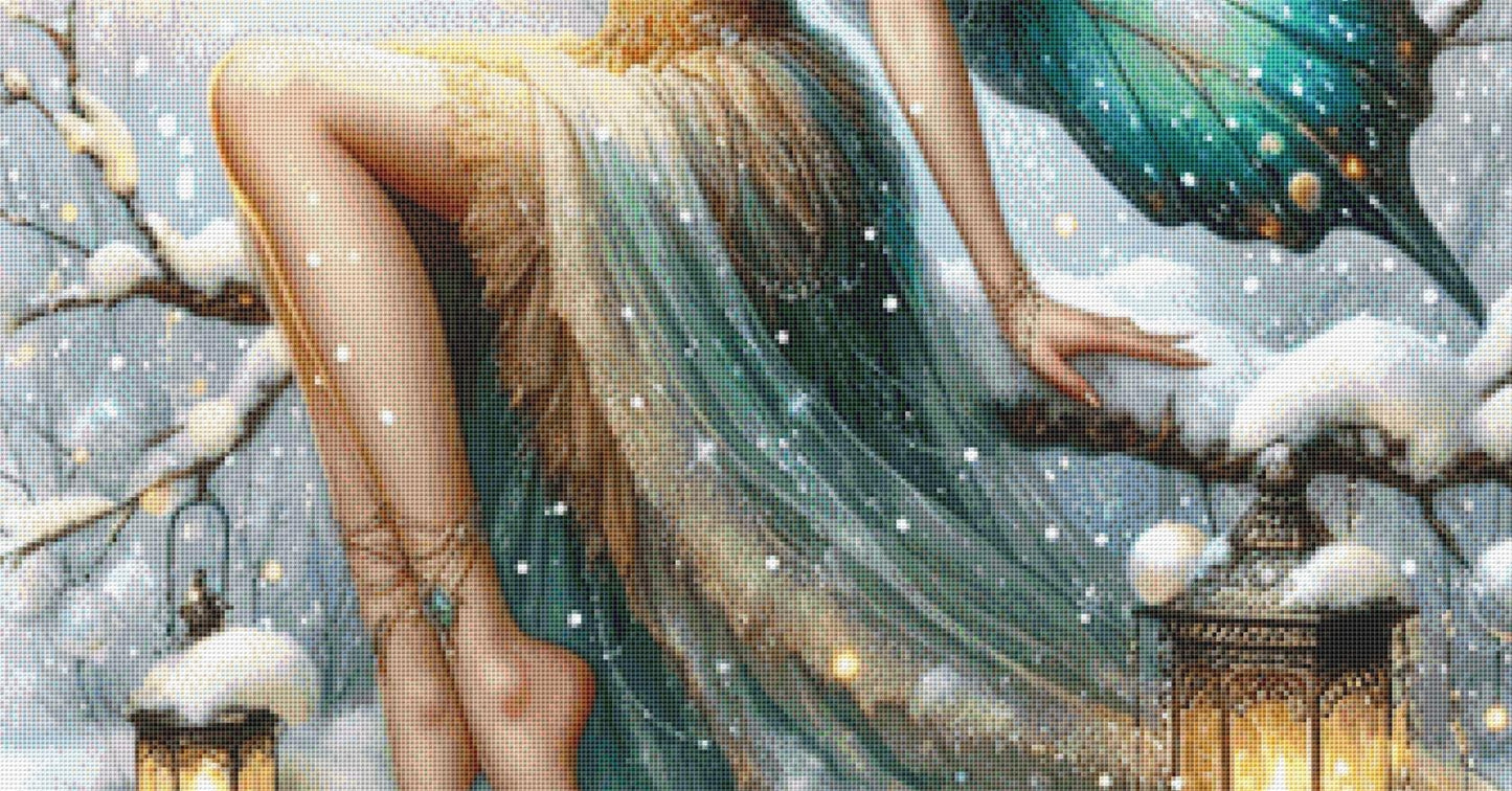 A Winter Fairies Light counted cross stitch pattern by Design Studio Trend
