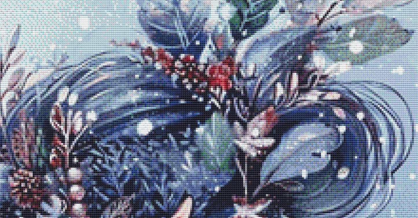 Winter Fairy counted cross stitch pattern by PassyArt