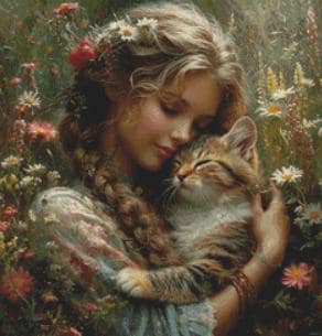 A True Love (Small) counted cross stitch pattern by ©Eder Jose Rosa