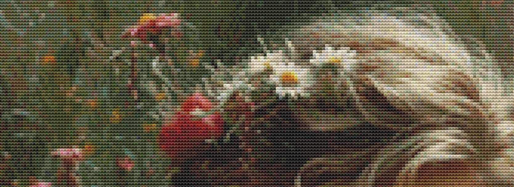 A True Love (Small) counted cross stitch pattern by ©Eder Jose Rosa