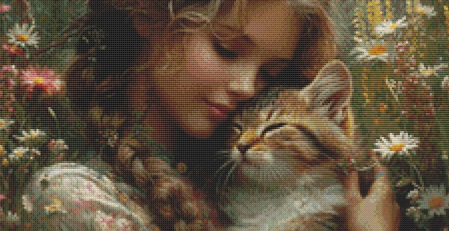 A True Love (Small) counted cross stitch pattern by ©Eder Jose Rosa