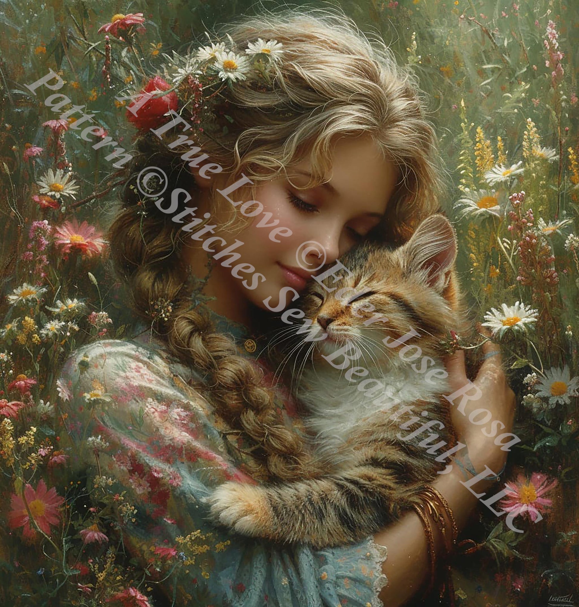 A True Love (Small) counted cross stitch pattern by ©Eder Jose Rosa