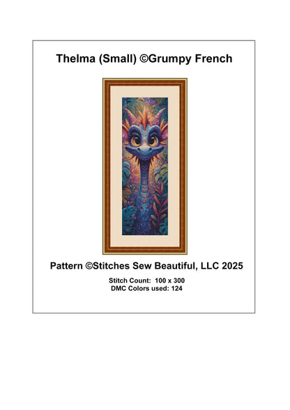 Thelma (Small) counted cross stitch pattern by Grumpy French