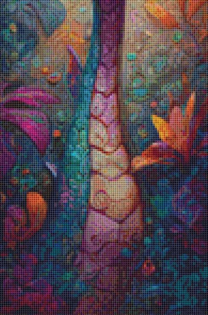 Iris (Small) counted cross stitch pattern by Grumpy French