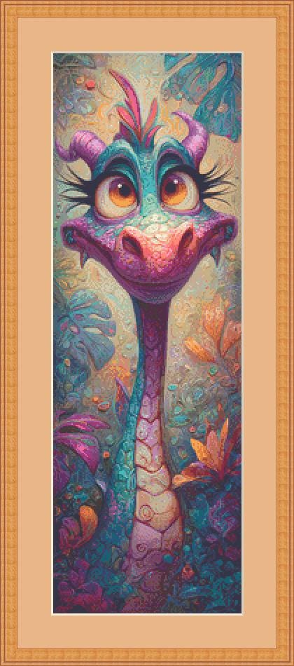 Iris counted cross stitch pattern by Grumpy French