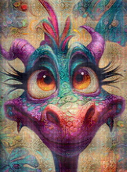 Iris counted cross stitch pattern by Grumpy French