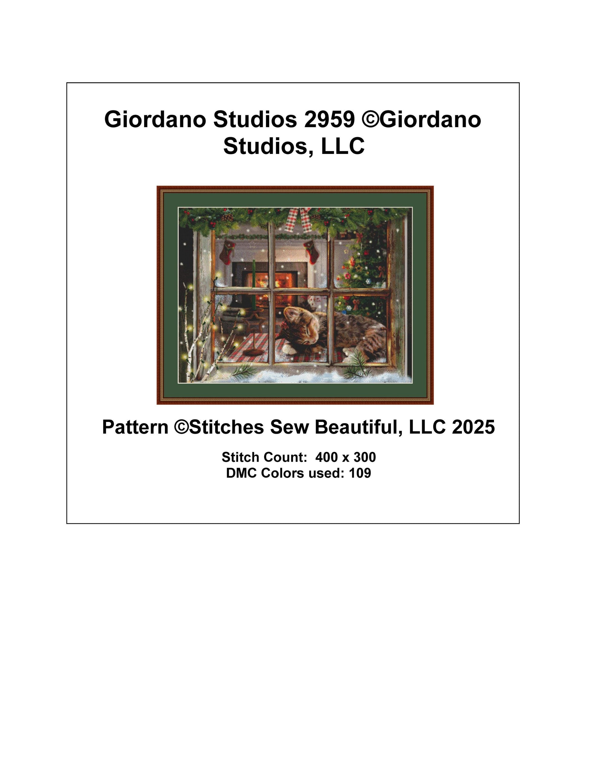 Giordano Studios 2959 counted cross stitch pattern by Giordano Studios, LLC