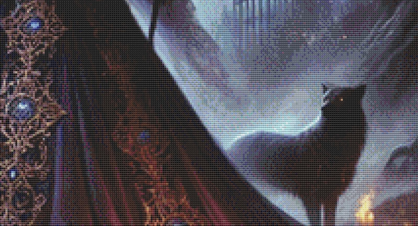 Hecate Goddess of Witchcraft counted cross stitch pattern by Mystic Vision Gallery
