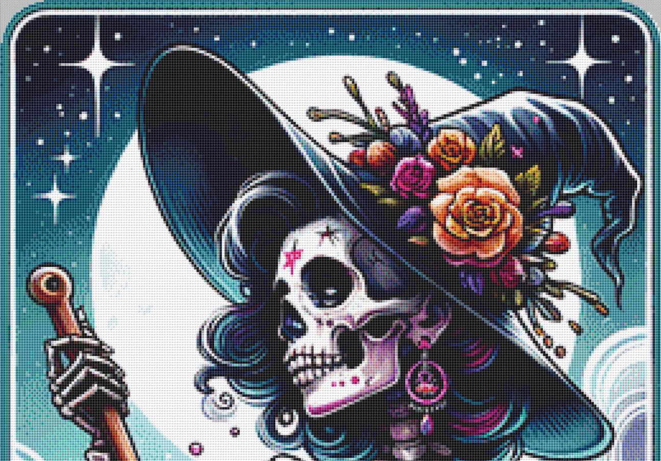 The Shit Stirrer counted cross stitch pattern by Pixel Paige Studio