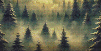 Christmas Eve (Small) counted cross stitch pattern by Mystic Vision Gallery