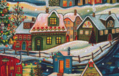 A Scandinavian Christmas counted cross stitch pattern by Peggy Davis/Porterfields Fine Art Licensing