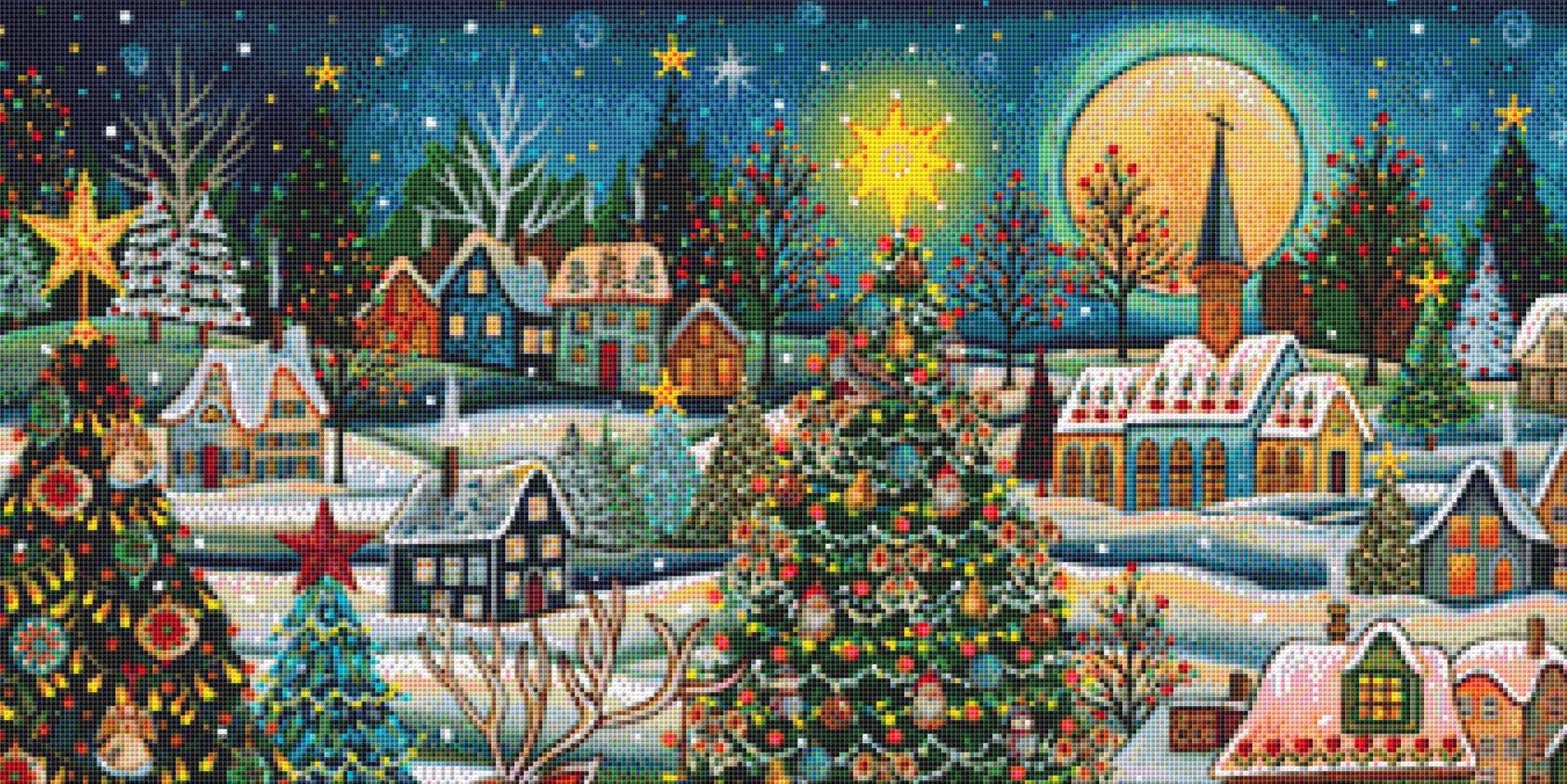 A Scandinavian Christmas counted cross stitch pattern by Peggy Davis/Porterfields Fine Art Licensing