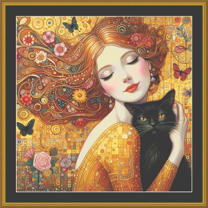 Ella's Smile counted cross stitch pattern by Ana Dias