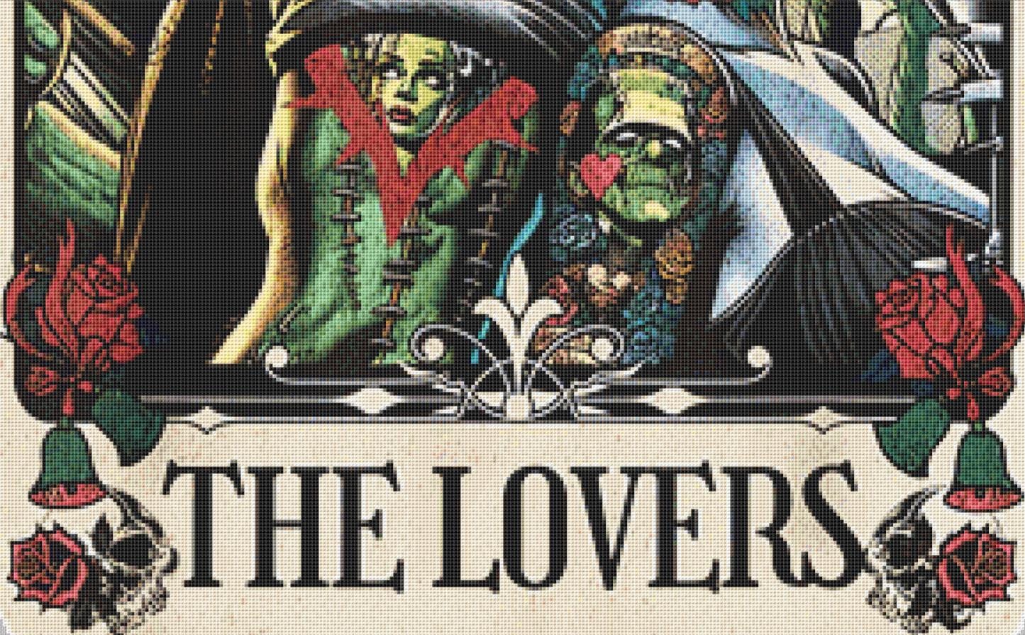 The Lovers counted cross stitch pattern by NadiaRoutine