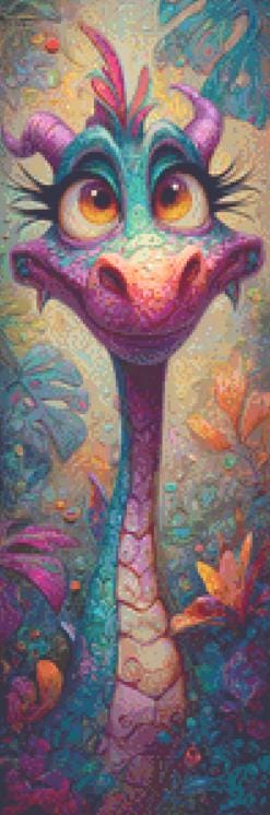 Iris (Small) counted cross stitch pattern by Grumpy French