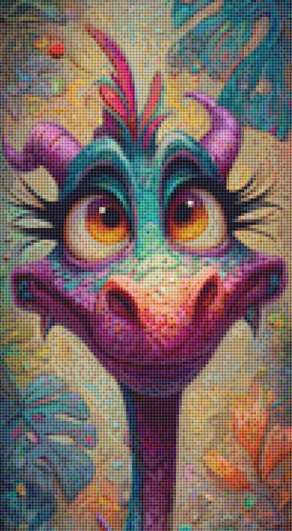 Iris (Small) counted cross stitch pattern by Grumpy French