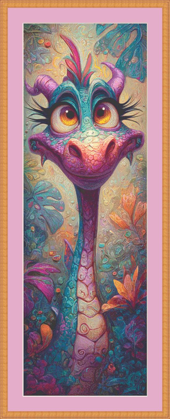 Iris (Max Size/Color) counted cross stitch pattern by Grumpy French